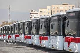 اتوبوس‌های جدید با پلاک موقت وارد تهران شدند